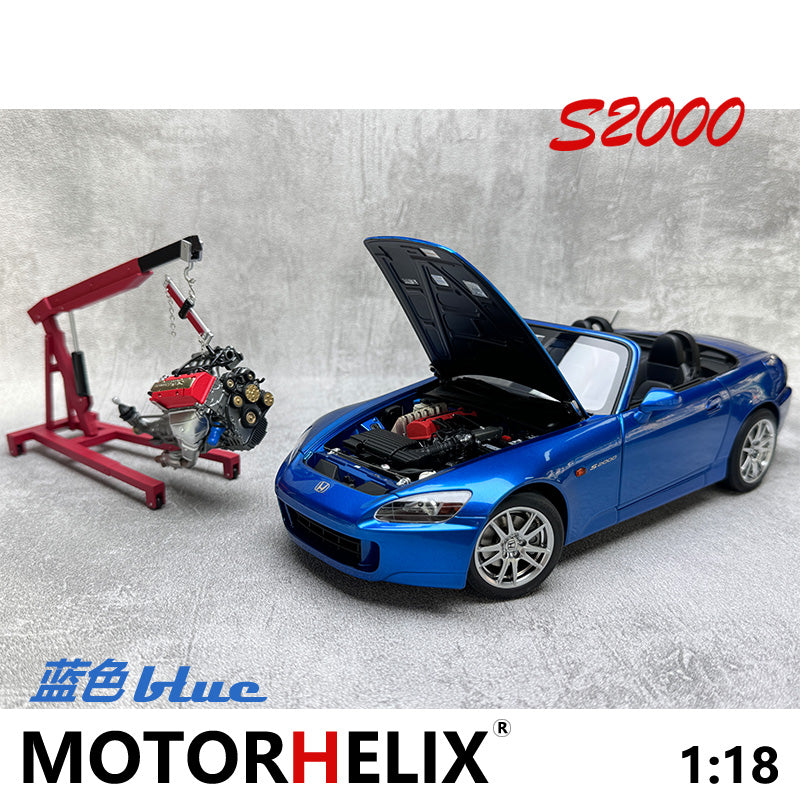 MH S2000 AP2 Limited Edition Simulation Alloy Car Model 1 18 with Engine