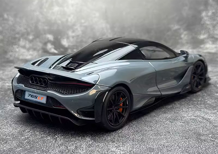 HPD McLaren 765LT sports car simulation 1:18 alloy car model collection