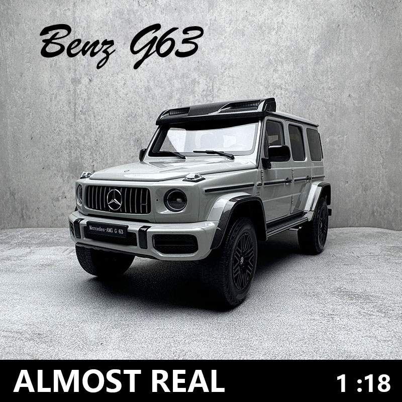 AR Almost real 1/18 Mercedes-Benz G63 4*4 off-road vehicle simulation alloy car models