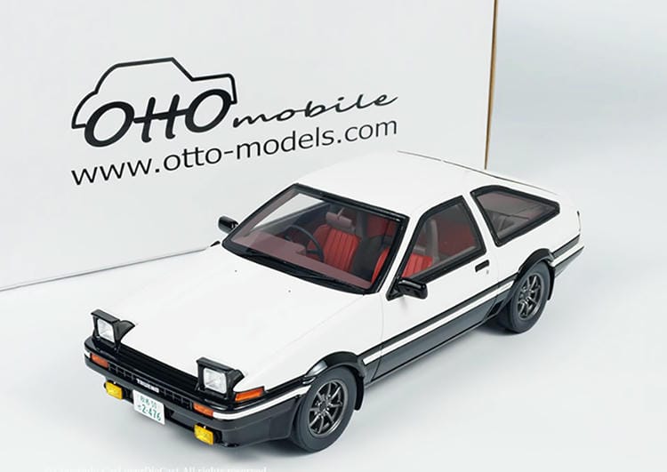 1/ 18 OTTO Toyota TOYOTA AE86 1985 Jumping Light Edition OT444B Car Model