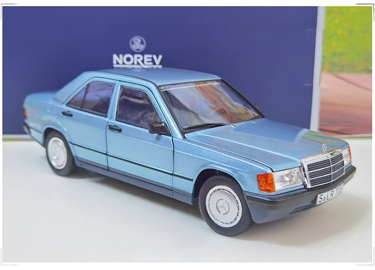 NOREV 1:18 Benz 190E Model C-Class Ancestor 1984 Vintage Car Model Collection