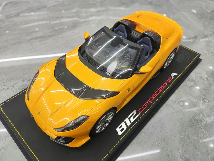 BBR 1:18 Ferrari 812 Competizione Leclerc Resin Car Model Collection