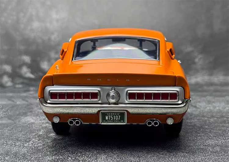 ACME 1:18 1968 Shelby GT500 KR Muscle Car Alloy Simulation Car Model Vintage Car Model Orange Premium Collectibles / Souvenirs / Gifts