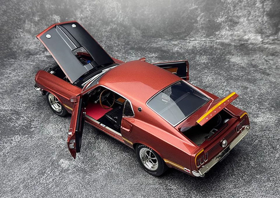 ACME 1:18 Ford Mustang 1969 Mach 1 428 Cobra Jet Alloy Simulation Car Model Premium Collectibles / Souvenirs / Gifts