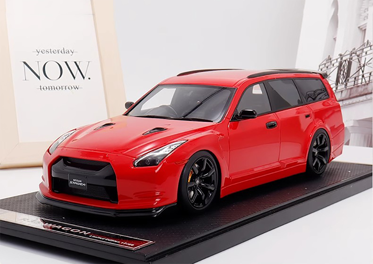 Limited IVY 1/18 Nissan GTR STAGEA R35 wagon resin simulation car model collection