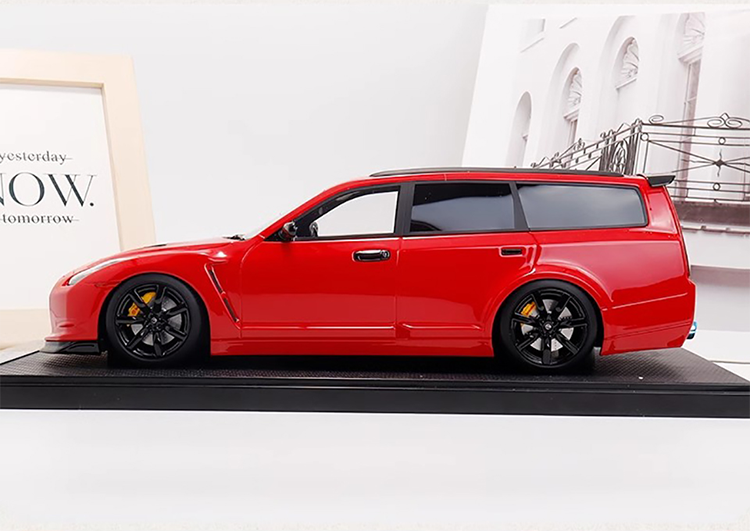 Limited IVY 1/18 Nissan GTR STAGEA R35 wagon resin simulation car model collection