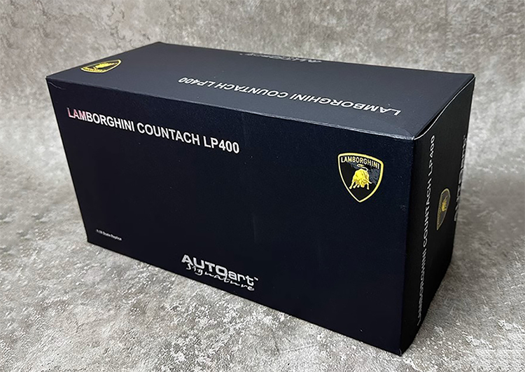 AUTOart 1/18 Lamborghini Contax LP400 simulation alloy car model collection ornaments