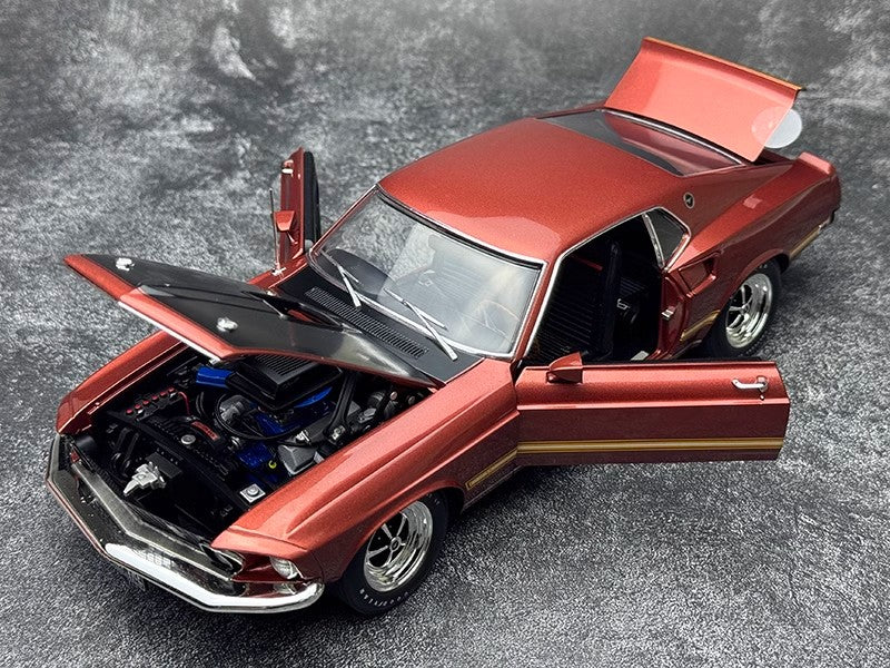 ACME 1:18 Ford Mustang 1969 Mach 1 428 Cobra Jet Alloy Simulation Car Model Premium Collectibles / Souvenirs / Gifts