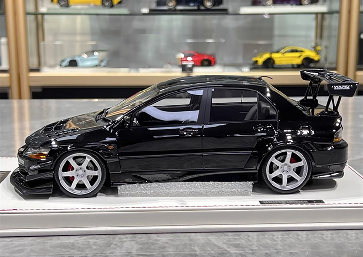 Mitsubishi 9th Super A Limited Edition 1:18 Mitsubishi evo9 Blue Alloy Simulation Car Model