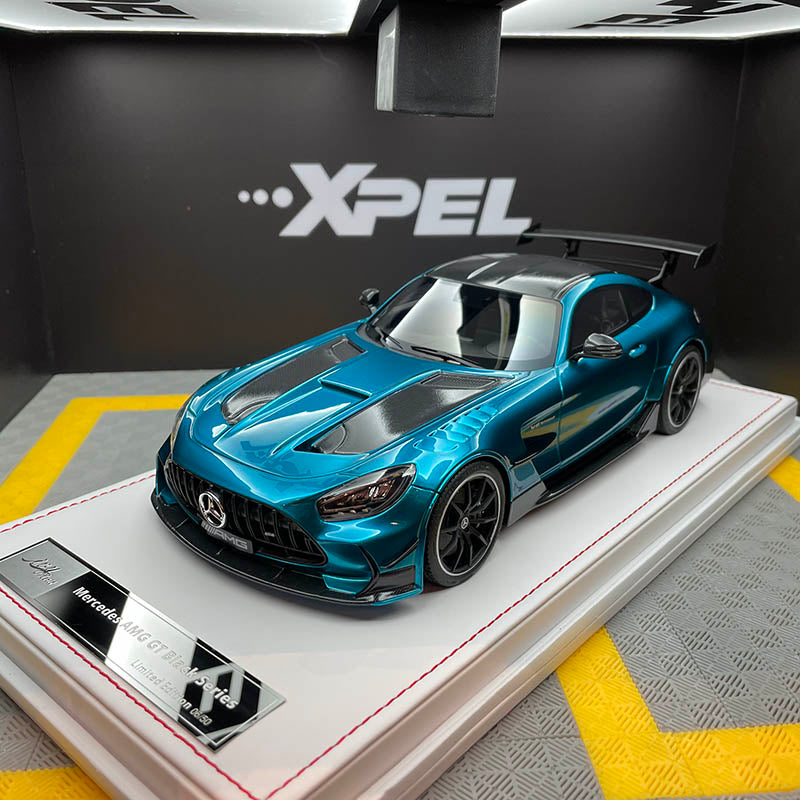 IVY Merit Mercedes Benz AMG GT-Black Limited Edition Simulation Car Model 1 18