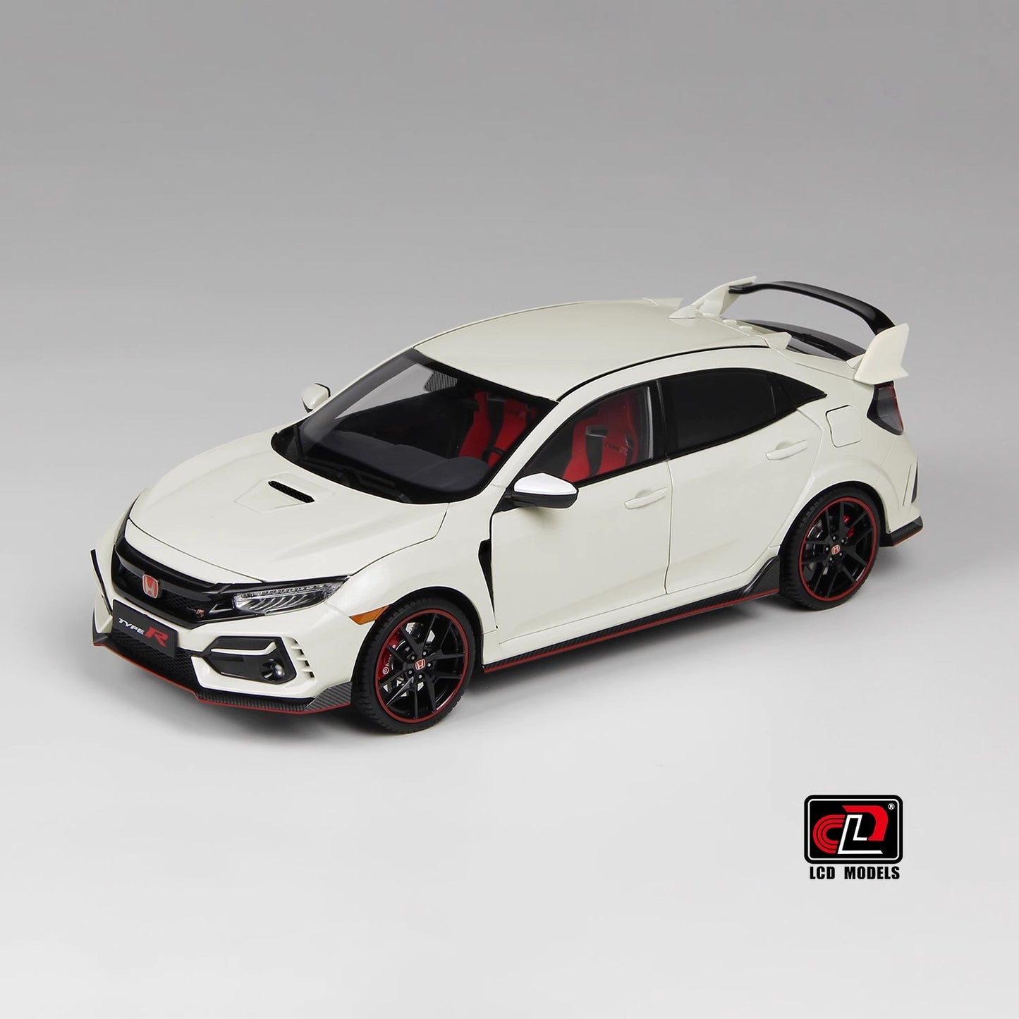 LCD 1:18 TYPE R FK8 2020 Honda Civic Alloy Full Car Model Car Model