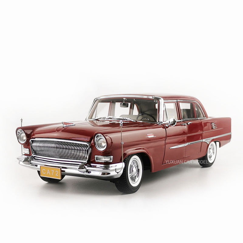 1:18 Limited Edition Hongqi Red Flag CA72 Alloy Diecast Model Car by Century Dragon | High-end paintwork, fully openable