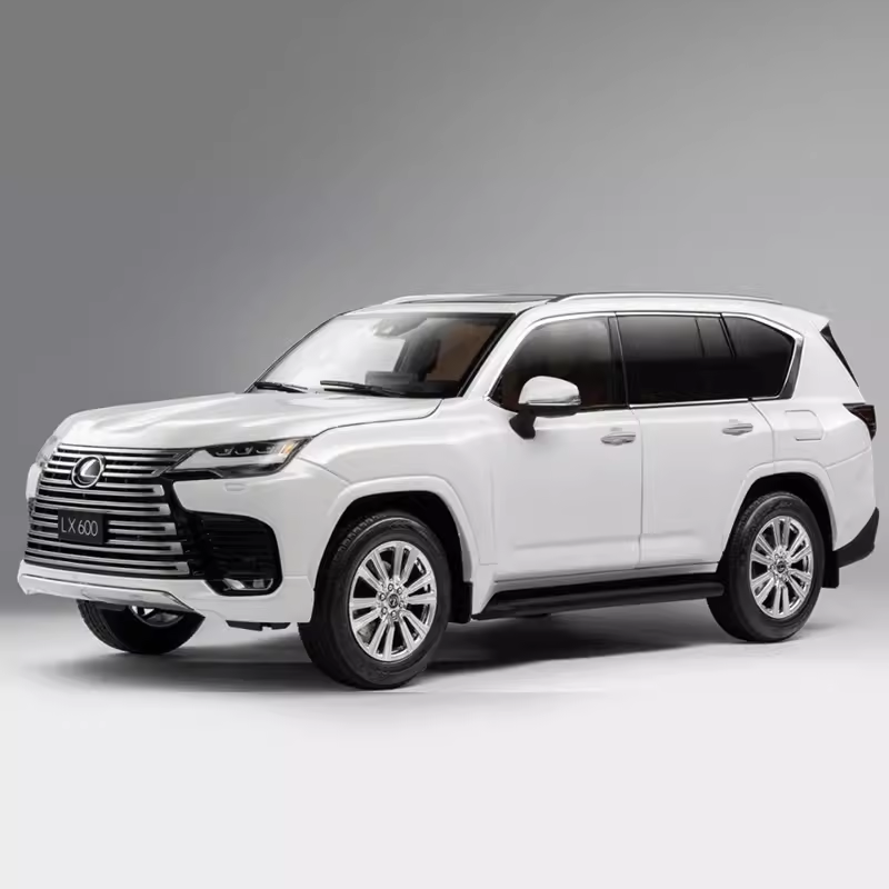 LCD 1:18 Lexus LX600 SUV Lexus Alloy Simulation Car Model