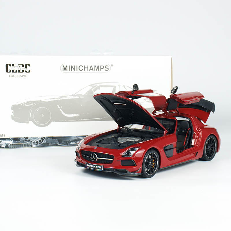 MINICHAMPS 1:18 Mercedes-Benz AMG SLS Alloy Car Model Mercedes-Benz sls Car Model