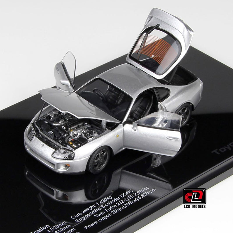 LCD 1:43 Toyota Supra A80 Speedmaster(Bull Demon King) Alloy full open car model ornament collection