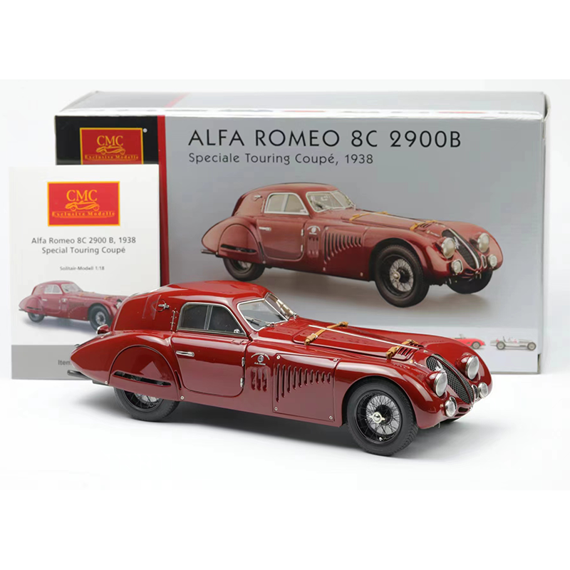 CMC 1:18 Alfa Romeo 8C 2900B 6C 8C#19 Alloy Full Open Car Model Collection