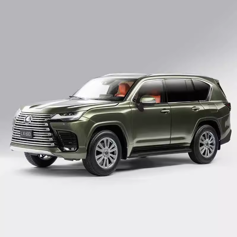 LCD 1:18 Lexus LX600 SUV Lexus Alloy Simulation Car Model