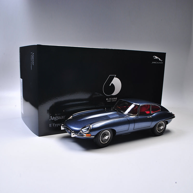 Kyosho 1:18 Jaguar E-Type Car Model Alloy 60th Anniversary Model