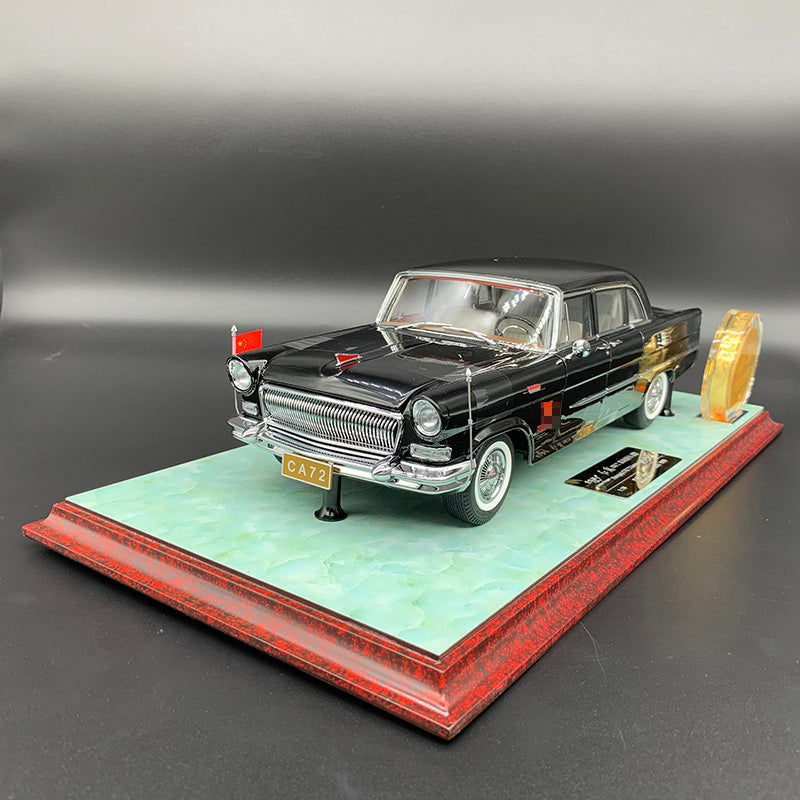 1:18 Limited Edition Hongqi Red Flag CA72 Alloy Diecast Model Car by Century Dragon | High-end paintwork, fully openable