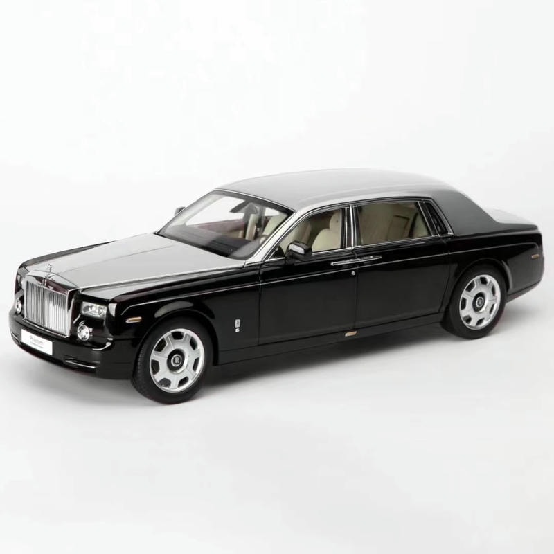 KYOSHO Rolls Royce Phantom Extended 1:18 Alloy Simulation Car Model Waist Collection Ornament