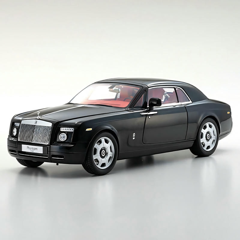 KYOSHO 1/18 Rolls-Royce Phantom Two-door Retro Sports Car Simulation Alloy Car Model