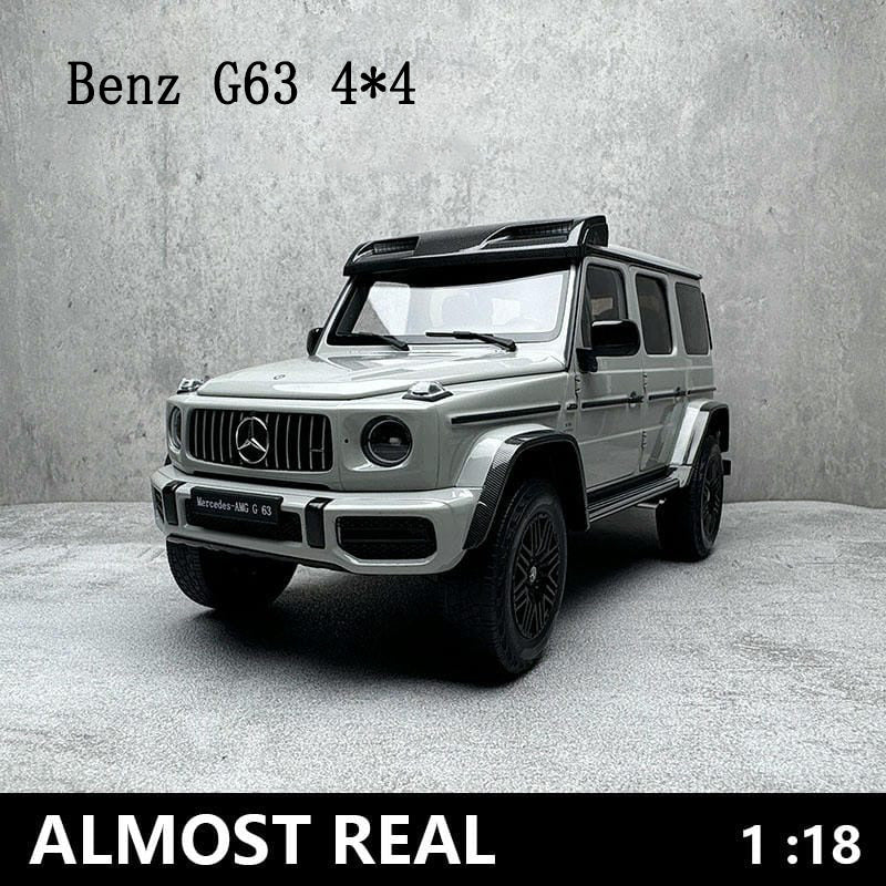 AR Almost real 1/18 Mercedes-Benz G63 4*4 off-road vehicle simulation alloy car models