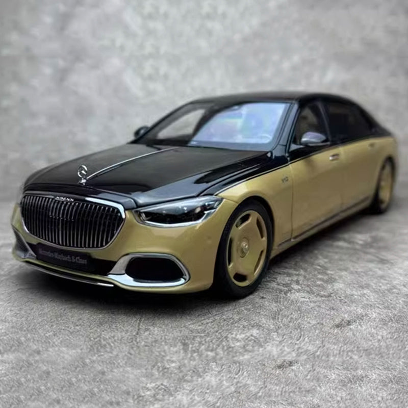 AlmostReal S680 Maybach W223 rear wheel steerable 1/18 alloy fully open car model