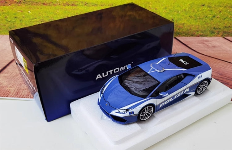 AUTOART 1/18 Huracan lp610 Police Car Model Car Model