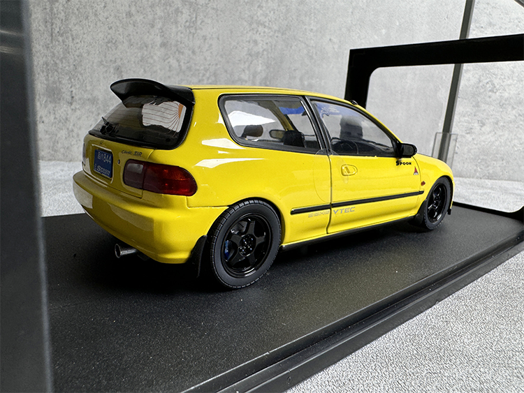 Solido 1:18 Honda Civic EG6 1991 Double Door Alloy Car Model