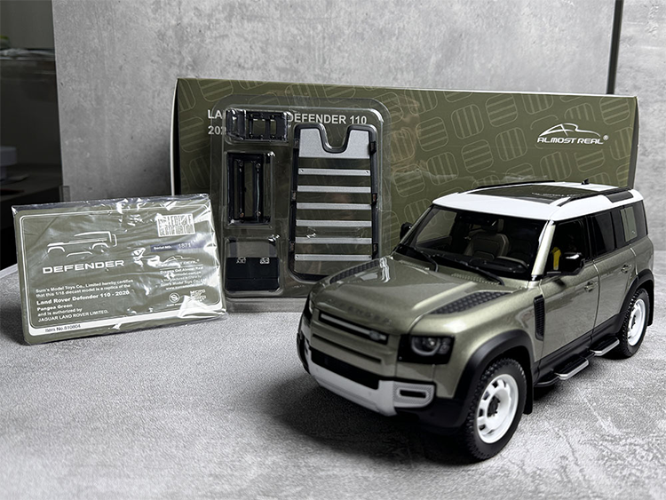 Almost Real 1:18 New Land Rover Defender 110 90 Kit 2020 Alloy Car Model Premium Collectibles, Souvenirs, Gifts