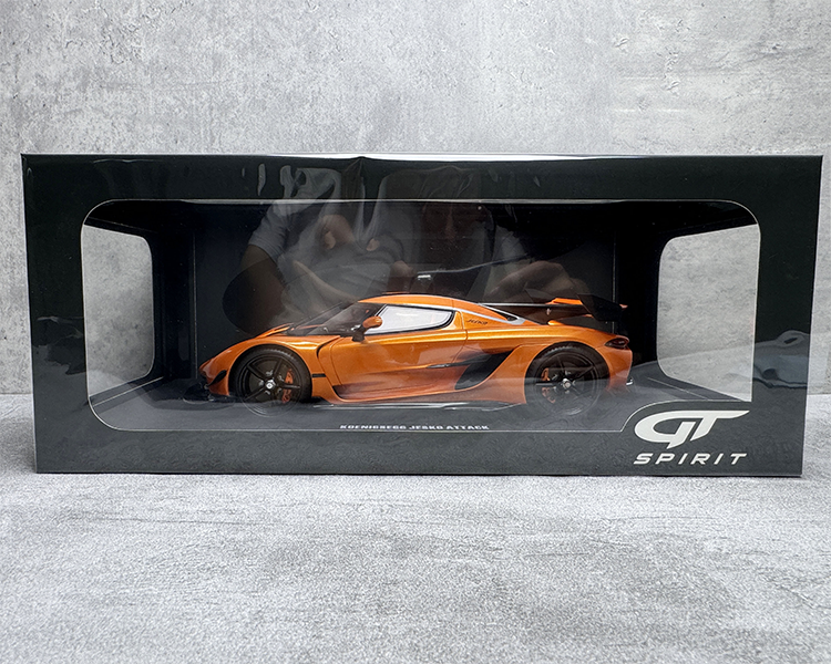 Koenigsegg JESKO supercar orange 1:18 resin car model GT898