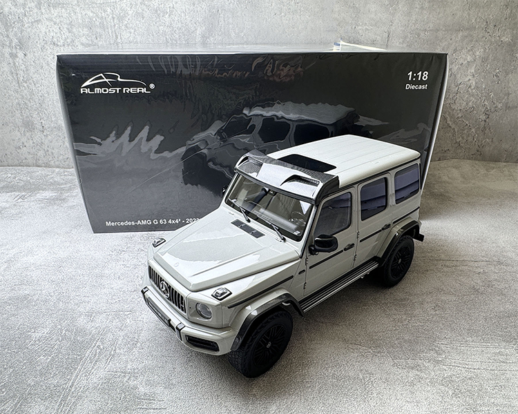 AR Almost real 1/18 Mercedes-Benz G63 4*4 off-road vehicle simulation alloy car models