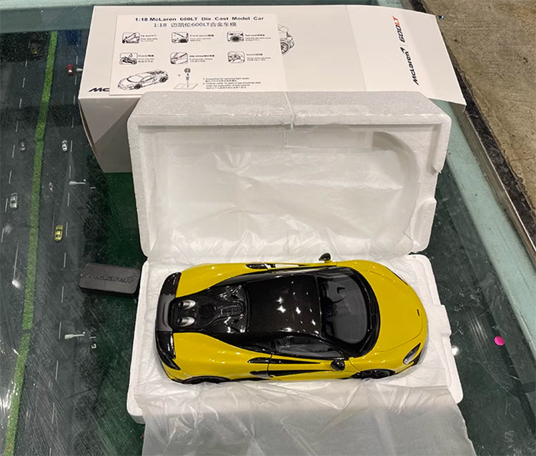 LCD Factory 1:18 McLaren 600lt Alloy Static Car Model Gift Collection