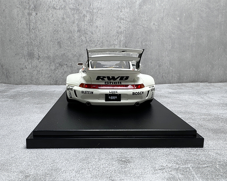 Porsche RWB BODY KIT sports car model white 1:18 resin car model GT451