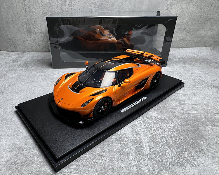 Koenigsegg JESKO supercar orange 1:18 resin car model GT898