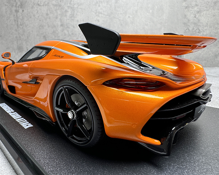 Koenigsegg JESKO supercar orange 1:18 resin car model GT898