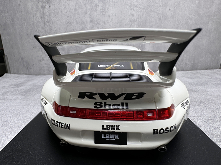 Porsche RWB BODY KIT sports car model white 1:18 resin car model GT451