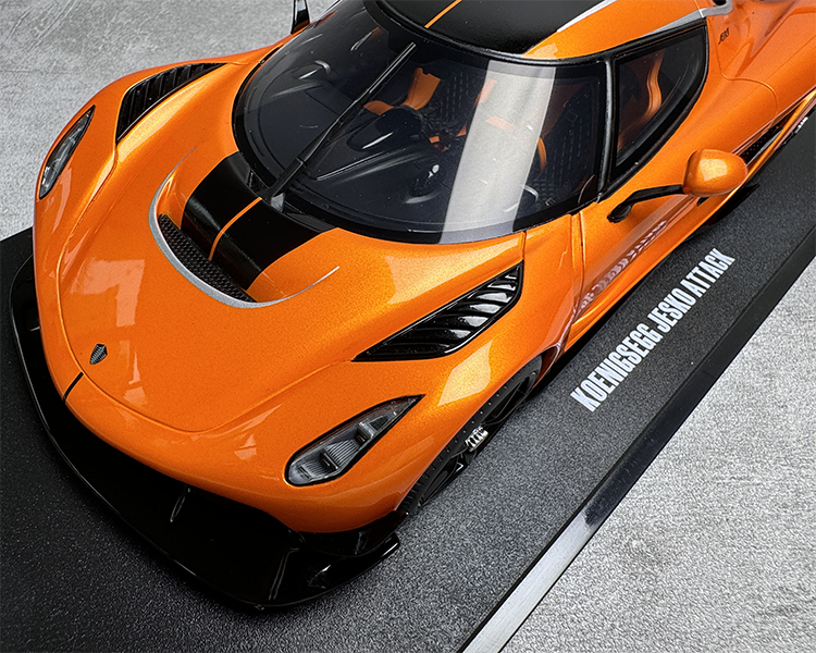 Koenigsegg JESKO supercar orange 1:18 resin car model GT898