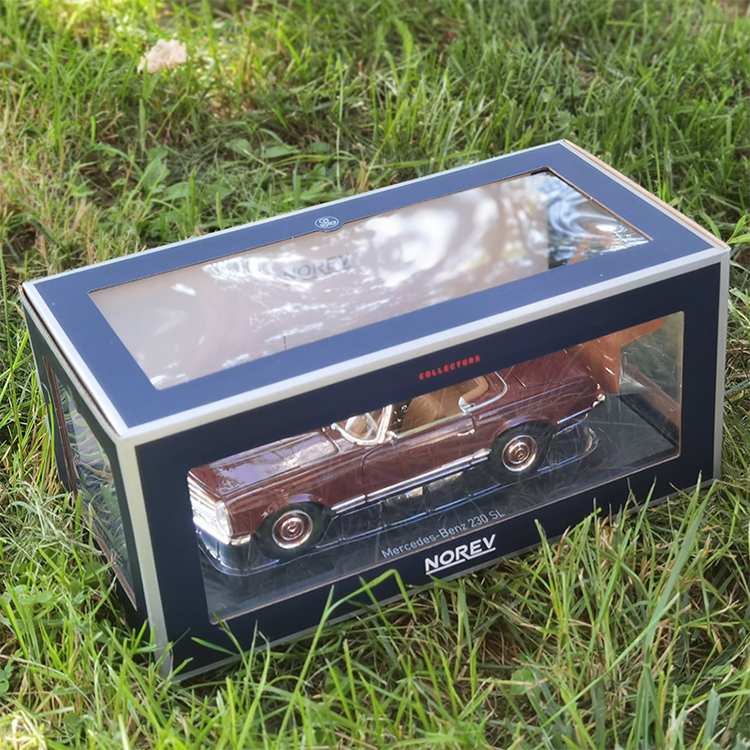 1: 18 NOREV 1963 Mercedes 230SL Convertible Vintage Car Simulation Alloy Car Model Collection