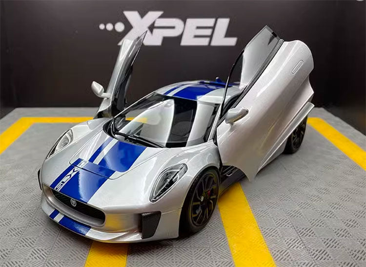 Almost real Jaguar CX75 2013 1:18 alloy fully open car model