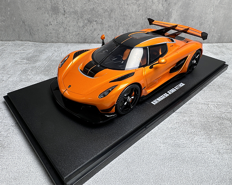 Koenigsegg JESKO supercar orange 1:18 resin car model GT898