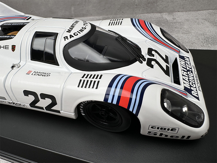 NOREV 1/18 Porsche 917K 1971 24H White # 22 Alloy Car Model Gift