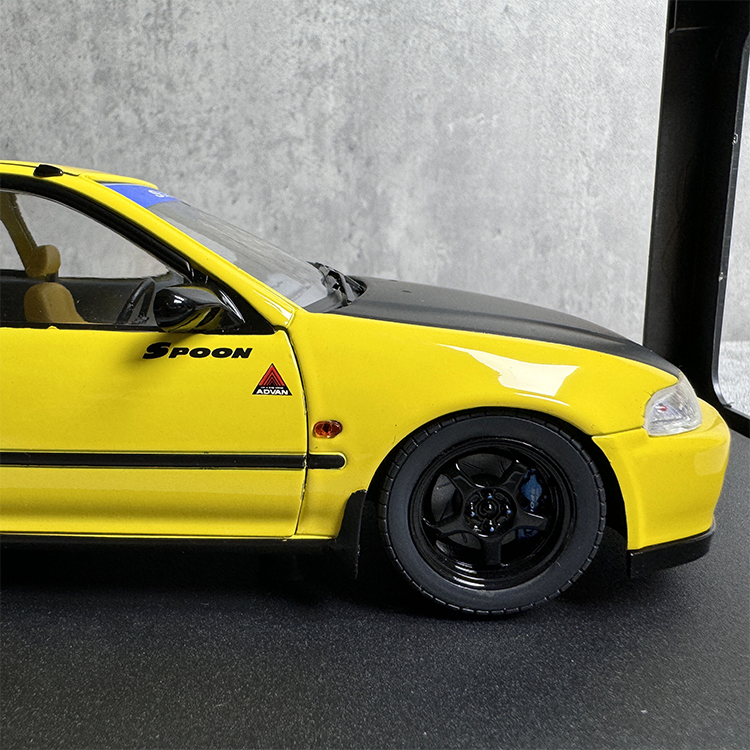 Solido 1:18 Honda Civic EG6 1991 Double Door Alloy Car Model