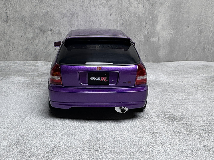 MH Civic TypeR EK9 Simulation Alloy Metal Car Model Collection 1 18