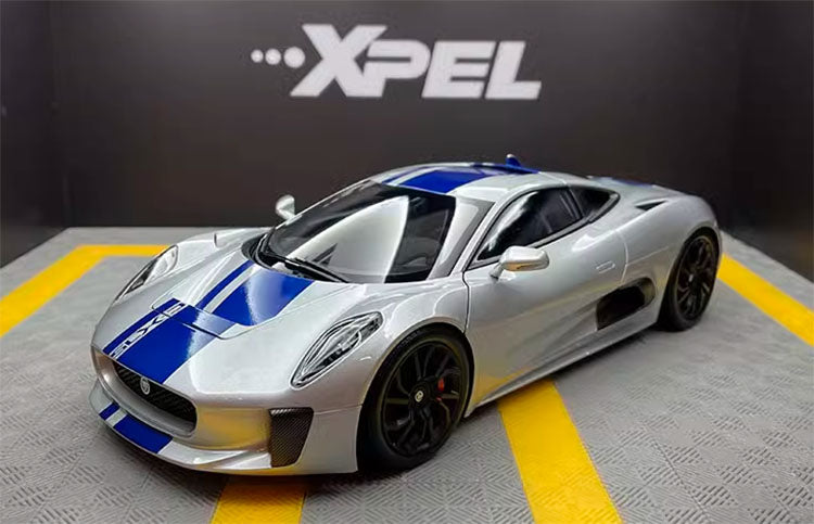 Almost real Jaguar CX75 2013 1:18 alloy fully open car model