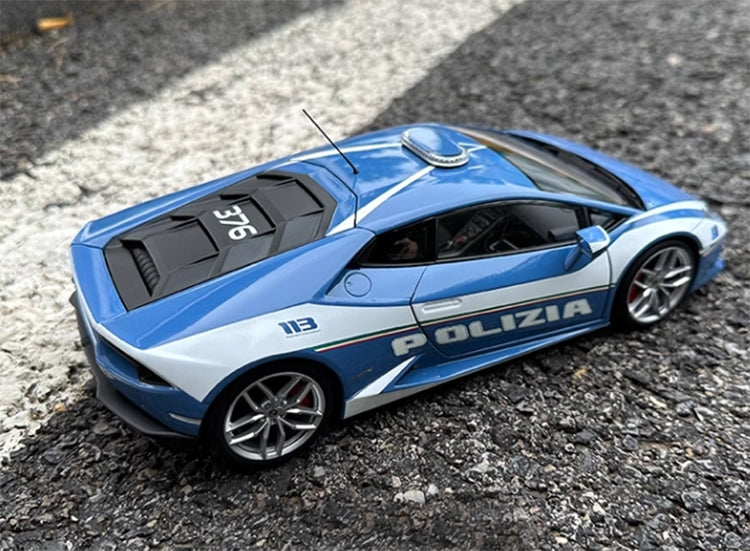 AUTOART 1/18 Huracan lp610 Police Car Model Car Model