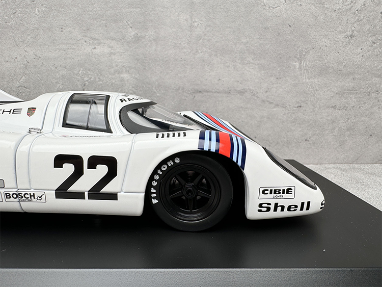 NOREV 1/18 Porsche 917K 1971 24H White # 22 Alloy Car Model Gift