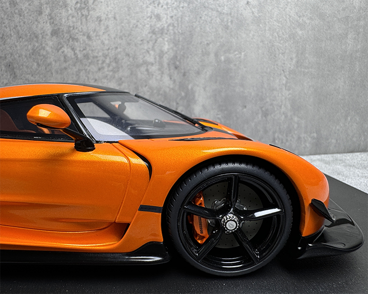 Koenigsegg JESKO supercar orange 1:18 resin car model GT898