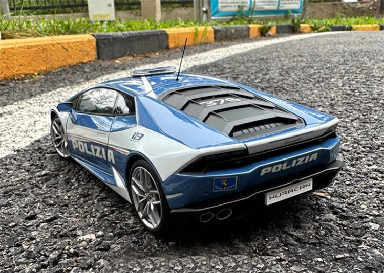 AUTOART 1/18 Huracan lp610 Police Car Model Car Model