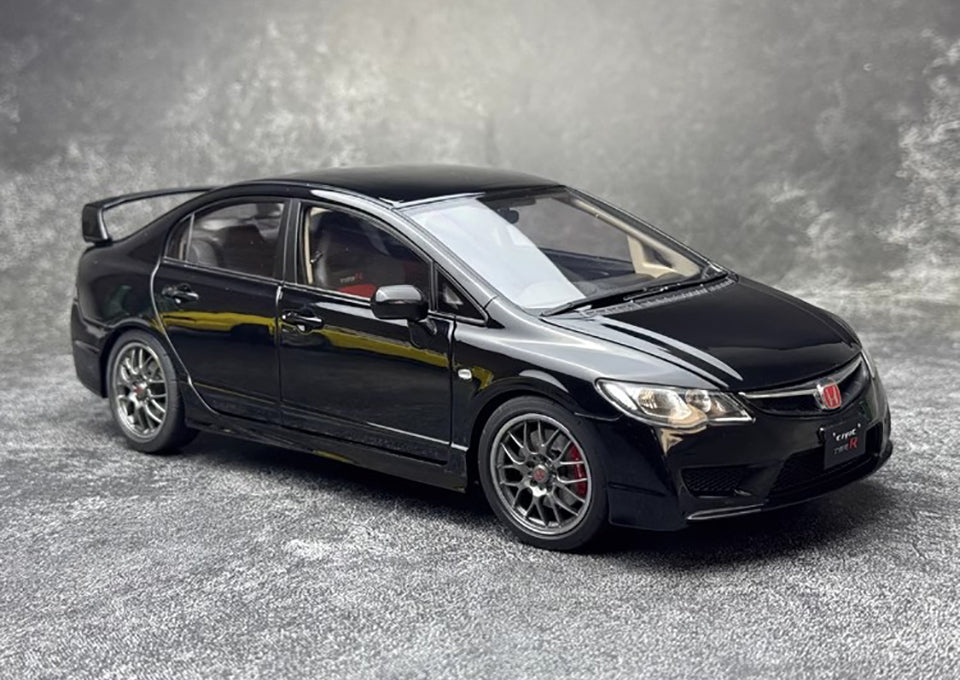 WELL 1:18 CIVIC FD2 TYPE-R alloy fully open car model collection